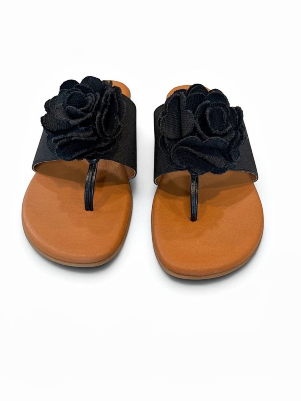 Anthropologie- Andre Assous NATE Featherweights Sandal Floral Thong Sandals - Picture 10 of 12